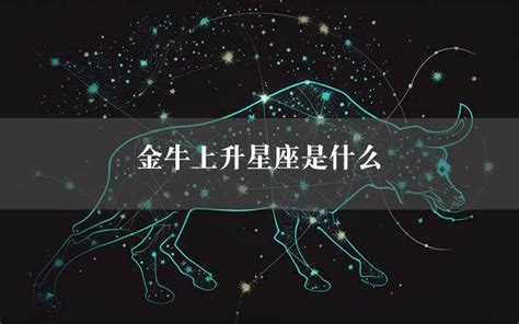 上升星座 金牛|上升星座在金牛座